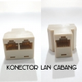 KONECTOR  SAMBUNG RJ 45 BAREL CABANG